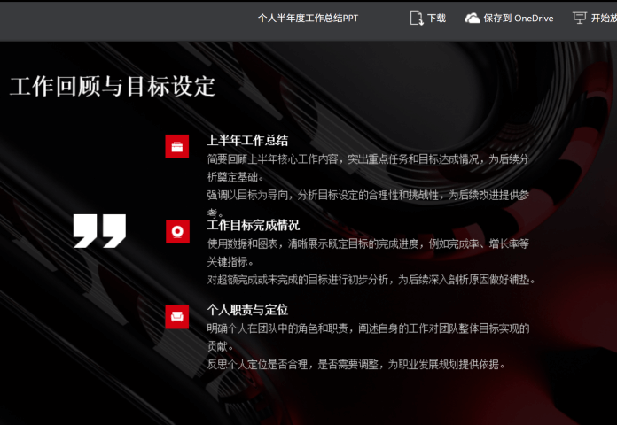 年度工作总结PPT